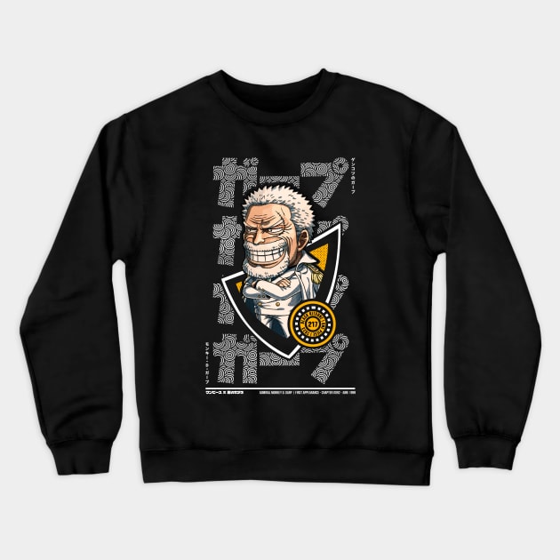 MONKEY D GARP | MINI ANIME STARS Crewneck Sweatshirt by Black Kitsune Argentina